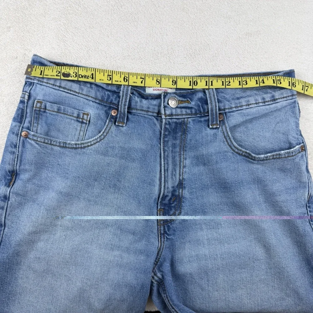 Levi Strauss Signature Medium Wash Denim Jean Shorts Size‎ 32
